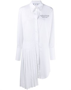 Платье рубашка с вышитым логотипом Off-white