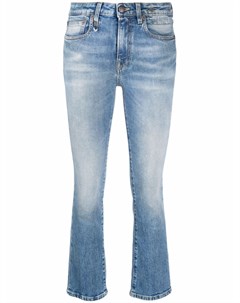 Укороченные джинсы скинни с завышенной талией R13