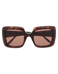 Солнцезащитные очки в квадратной оправе с логотипом Interlocking G Gucci eyewear