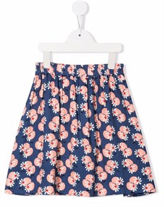 Плиссированная юбка с цветочным принтом Marni kids