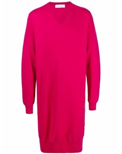 Кашемировое платье джемпер с V образным вырезом Extreme cashmere