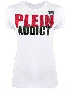 Декорированная футболка Addict с короткими рукавами Philipp plein