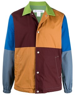 Куртка рубашка в стиле колор блок Comme des garcons shirt
