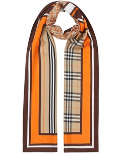Платок с монограммой и полосками Icon Stripe Burberry