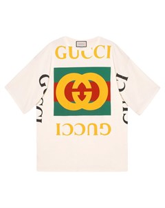 Футболка оверсайз с логотипом Interlocking G Gucci