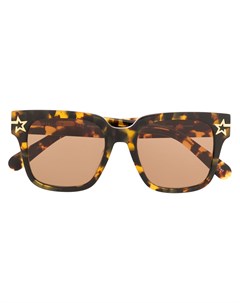 Солнцезащитные очки в массивной оправе черепаховой расцветки Stella mccartney eyewear