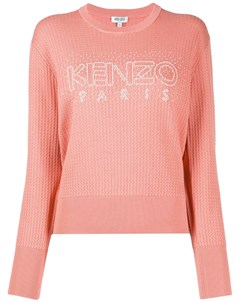 Фактурный свитер с логотипом Kenzo