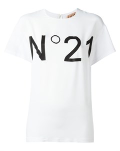 Футболка с принтом логотипа Nº21
