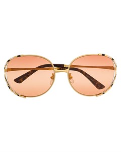 Солнцезащитные очки в полосатой оправе Gucci eyewear