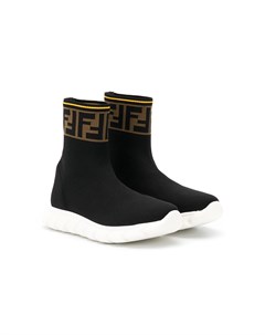 Кроссовки носки с логотипом FF Fendi kids