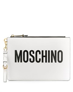 Клатч с принтом логотипа Moschino