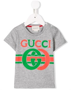Футболка с логотипом GG Gucci kids