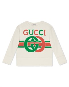 Толстовка с логотипом Interlocking G Gucci kids