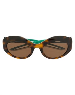 Солнцезащитные очки Hybrid в овальной оправе Balenciaga eyewear