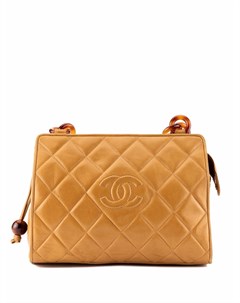 Стеганая сумка на плечо 1990 х годов с логотипом CC Chanel pre-owned