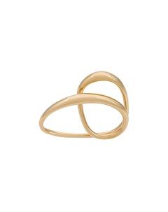 Позолоченное кольцо Heart на два пальца Charlotte chesnais