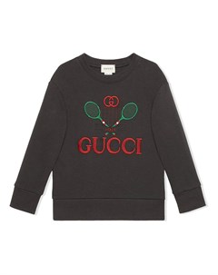 Толстовка с вышитым логотипом Gucci kids