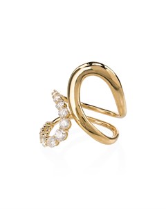 Кольцо Aria Jane из желтого золота с бриллиантами Melissa kaye