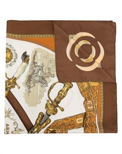 Шелковый платок Armes de Chasse 1970 х годов Hermes