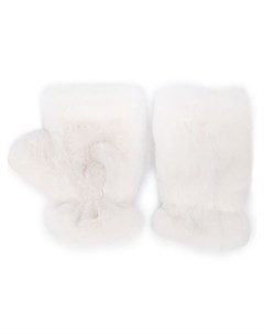 Перчатки митенки из искусственного меха Apparis
