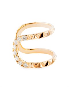 Кольцо Eruption из розового золота с бриллиантами Alessa
