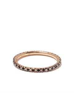 Кольцо из окисленного розового золота с бриллиантами Ileana makri