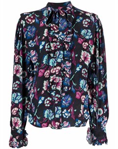 Шелковая блузка с цветочным принтом Isabel marant