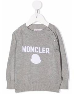 Джемпер с логотипом и длинными рукавами Moncler enfant