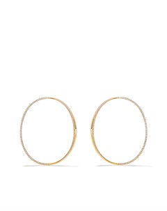 Золотые серьги кольца Big Earclipse с бриллиантами Delfina delettrez