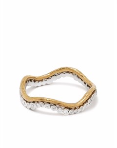 Кольцо Wave из желтого золота с бриллиантами Cathy waterman