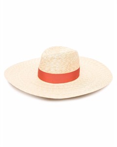 Соломенная шляпа с цепочкой Borsalino