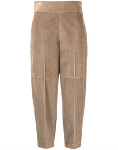 Вельветовые брюки с завышенной талией Brunello cucinelli