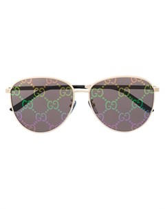 Солнцезащитные очки с узором GG на линзах Gucci eyewear