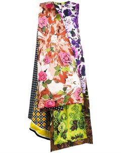 Асимметричное платье с цветочным принтом Richard quinn