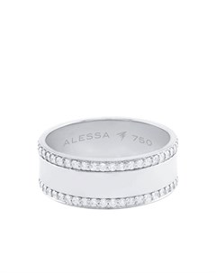 Кольцо Spectrum Border из белого золота с бриллиантами Alessa
