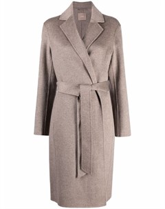 Шерстяное пальто с поясом 12 storeez