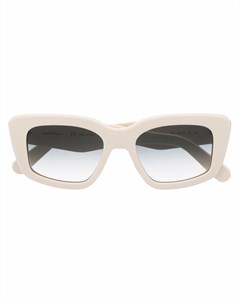 Солнцезащитные очки в массивной оправе Salvatore ferragamo eyewear