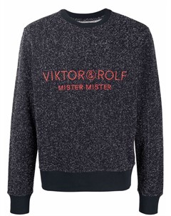 Толстовка с вышитым логотипом Viktor&rolf