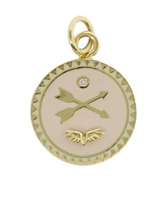 Колье Passion с медальоном из желтого золота с бриллиантами Foundrae