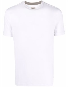 Однотонная приталенная футболка Armani collezioni