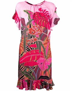 Платье трапеция с цветочным принтом Talbot runhof