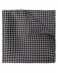 Шелковый платок с геометричным принтом Brioni