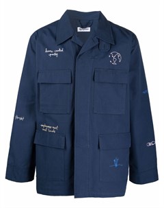 Куртка из рипстопа с вышивкой Reception