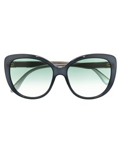Градиентные солнцезащитные очки в оправе кошачий глаз Gucci eyewear