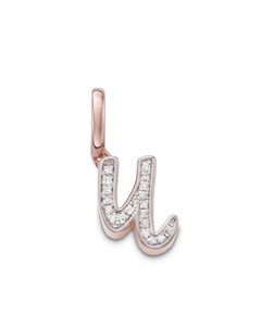 Подвеска в форме буквы U с бриллиантами Monica vinader