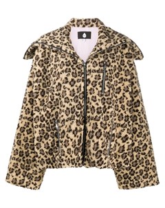 Куртка оверсайз с леопардовым принтом Natasha zinko