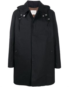 Однобортное пальто DUNOON HOOD Mackintosh
