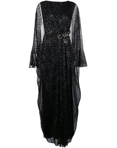 Длинное платье из тюля с эффектом металлик Talbot runhof