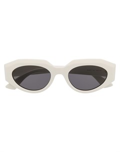 Солнцезащитные очки в овальной оправе Bottega veneta eyewear