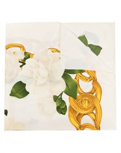 Шелковый платок Camelia 1990 х годов Chanel pre-owned